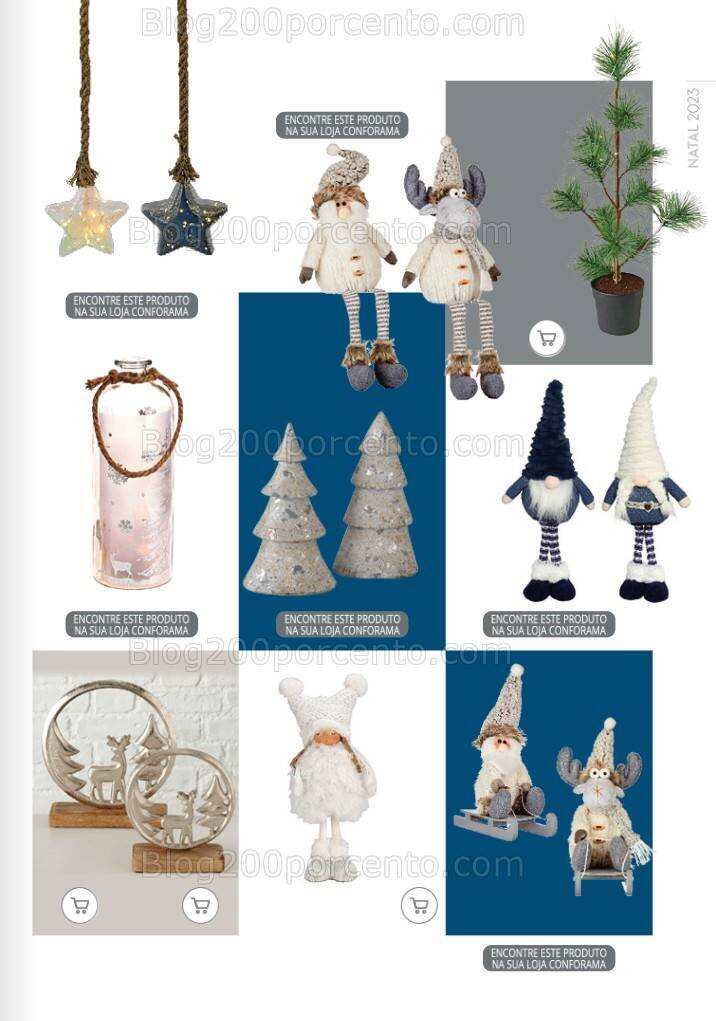 Antevisão Folheto CONFORAMA Decoração de Natal até 31 dezembro