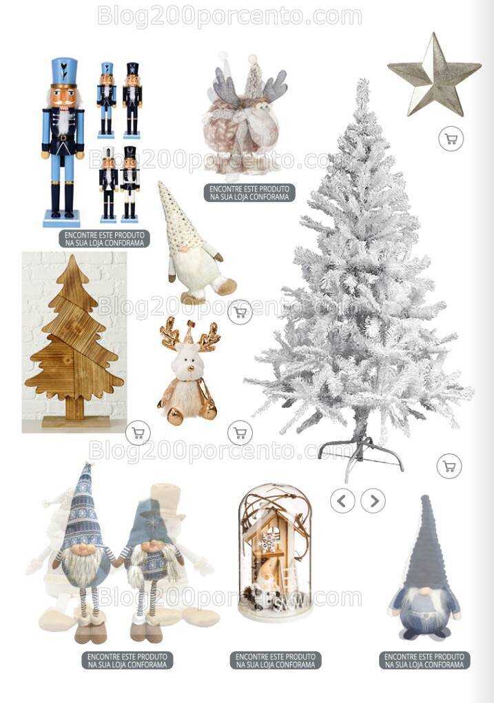 Antevisão Folheto CONFORAMA Decoração de Natal até 31 dezembro