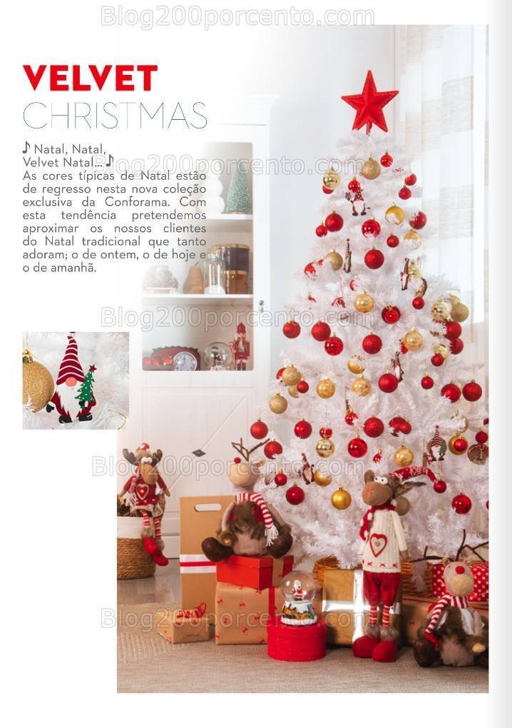 Antevisão Folheto CONFORAMA Decoração de Natal até 31 dezembro