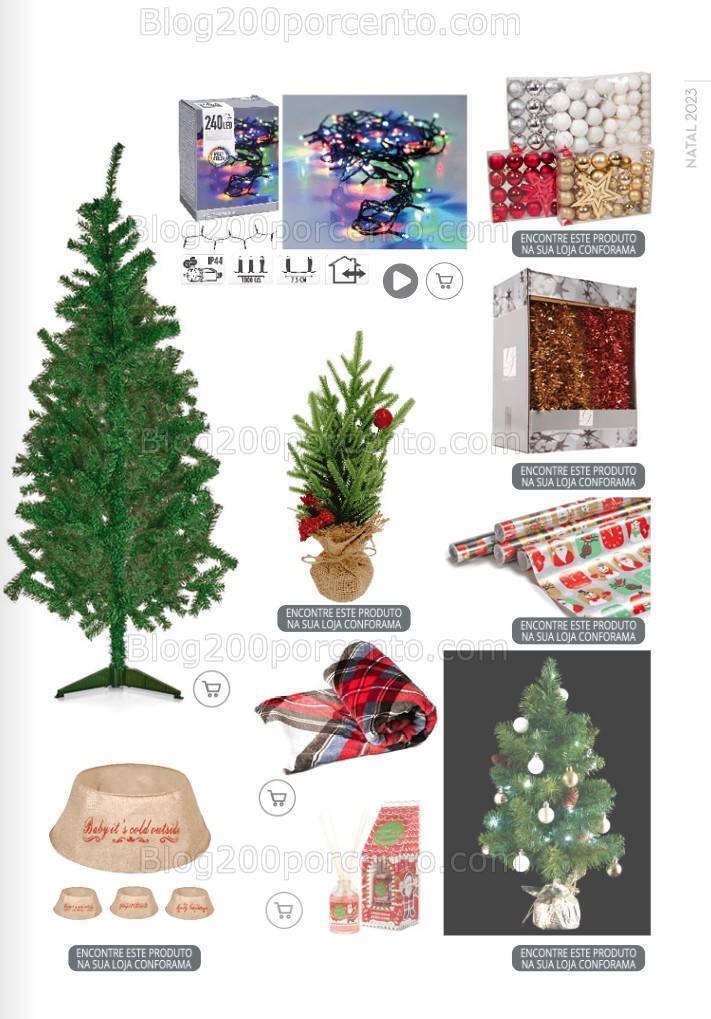 Antevisão Folheto CONFORAMA Decoração de Natal até 31 dezembro