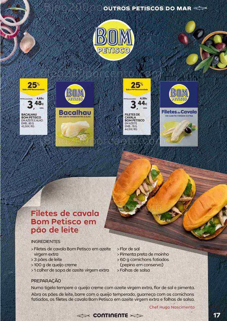 Antevisão Folheto CONTINENTE Especial Conservas Promoções de 15 agosto a 3 setembro