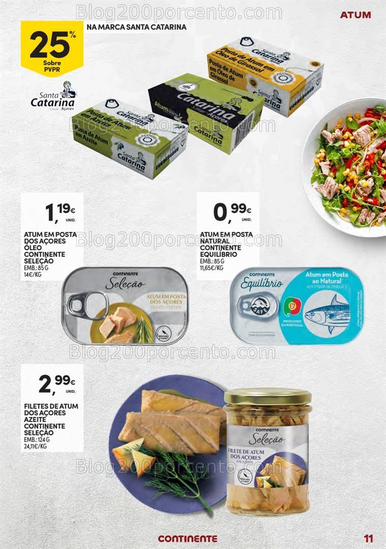 Antevisão Folheto CONTINENTE Especial Conservas - 13 agosto a 1 setembro