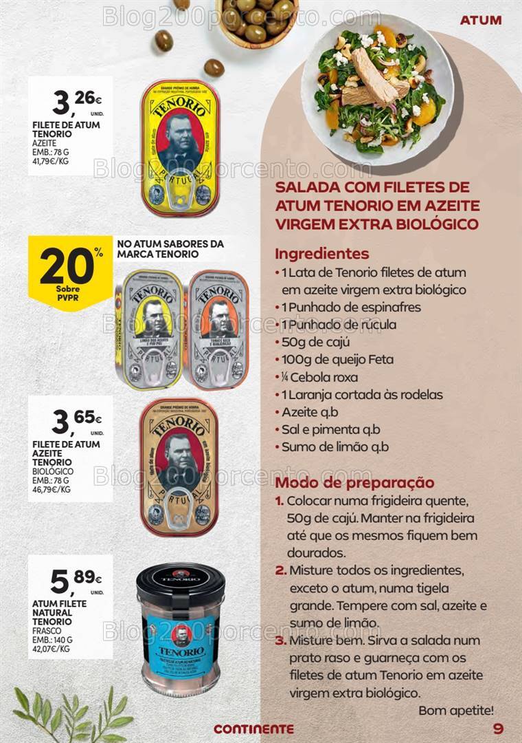 Antevisão Folheto CONTINENTE Especial Conservas - 13 agosto a 1 setembro
