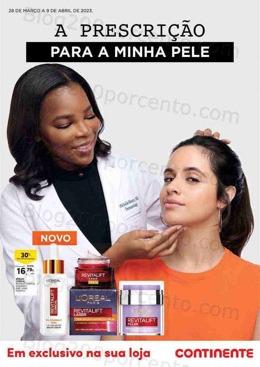 Antevisão Folheto CONTINENTE Beleza Promoções de 28 março a 9 abril