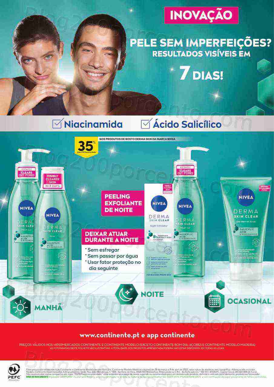 Antevisão Folheto CONTINENTE Beleza Promoções de 28 março a 9 abril