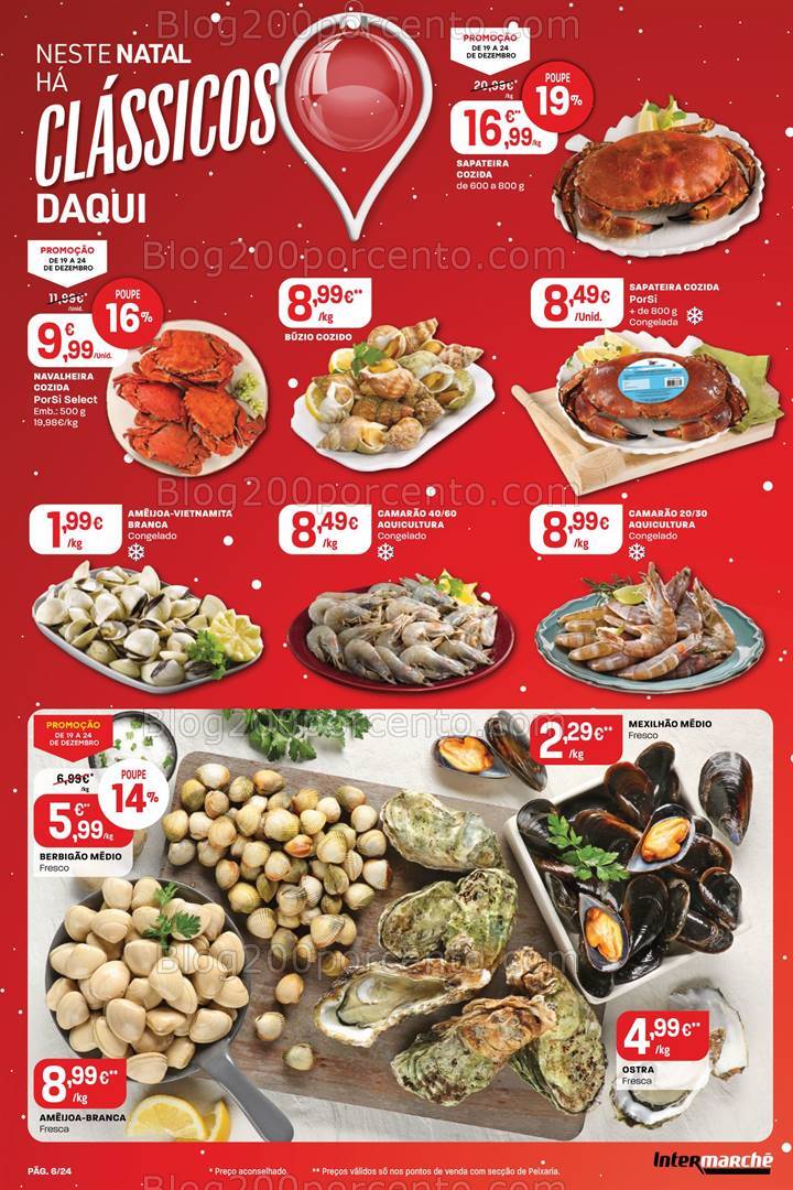 Antevisão Folheto INTERMARCHÉ Contact Promoções de 19 a 24 dezembro