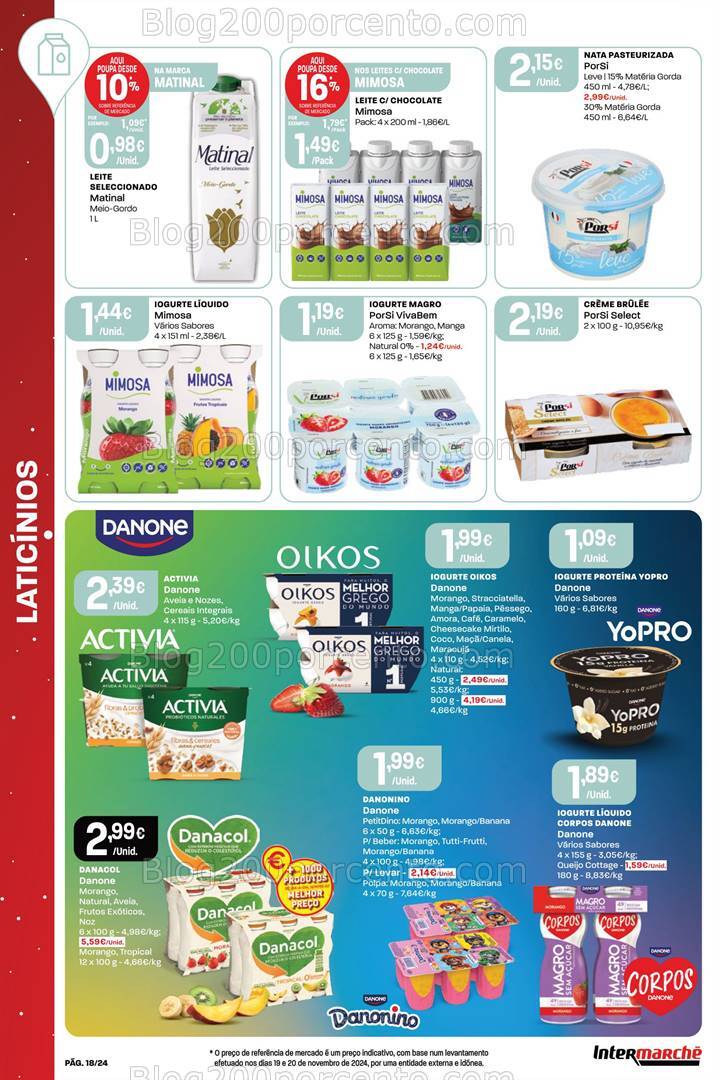 Antevisão Folheto INTERMARCHÉ Contact Promoções de 19 a 24 dezembro