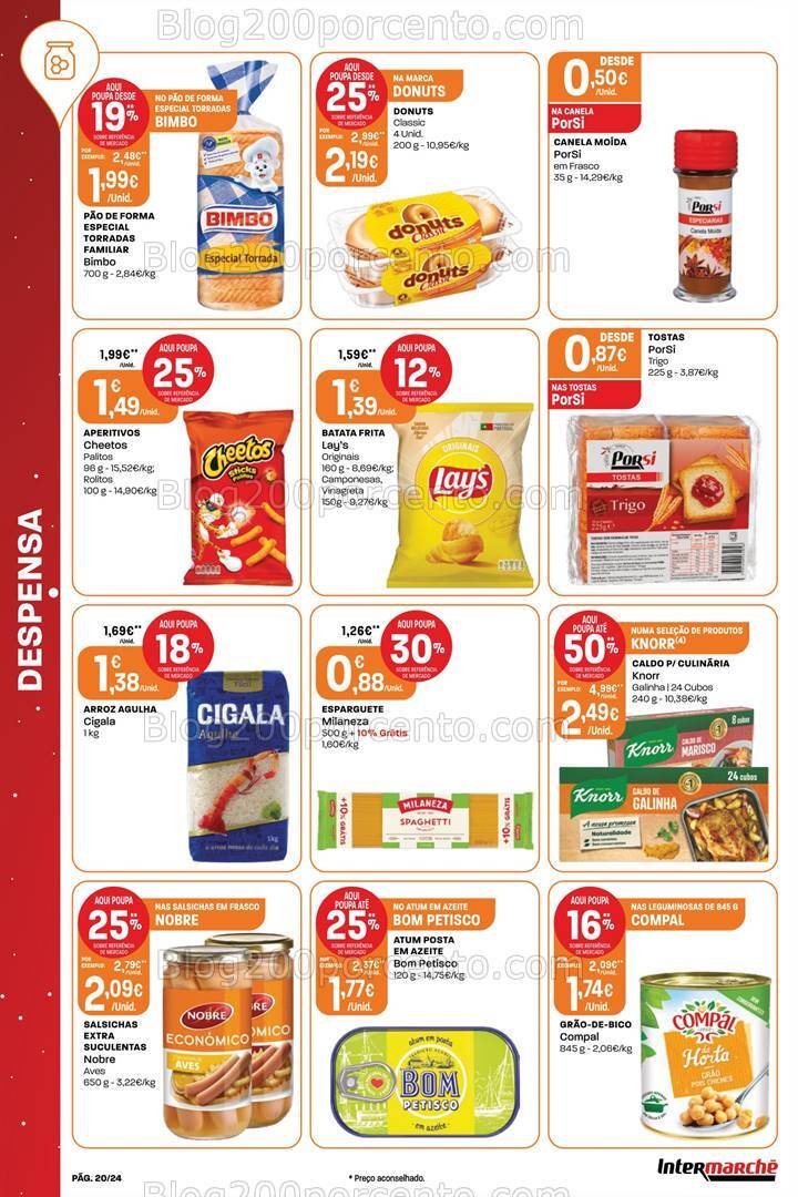 Antevisão Folheto INTERMARCHÉ Contact Promoções de 19 a 24 dezembro