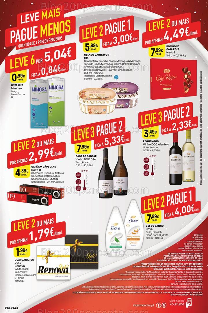 Antevisão Folheto INTERMARCHÉ Contact Promoções de 19 a 24 dezembro