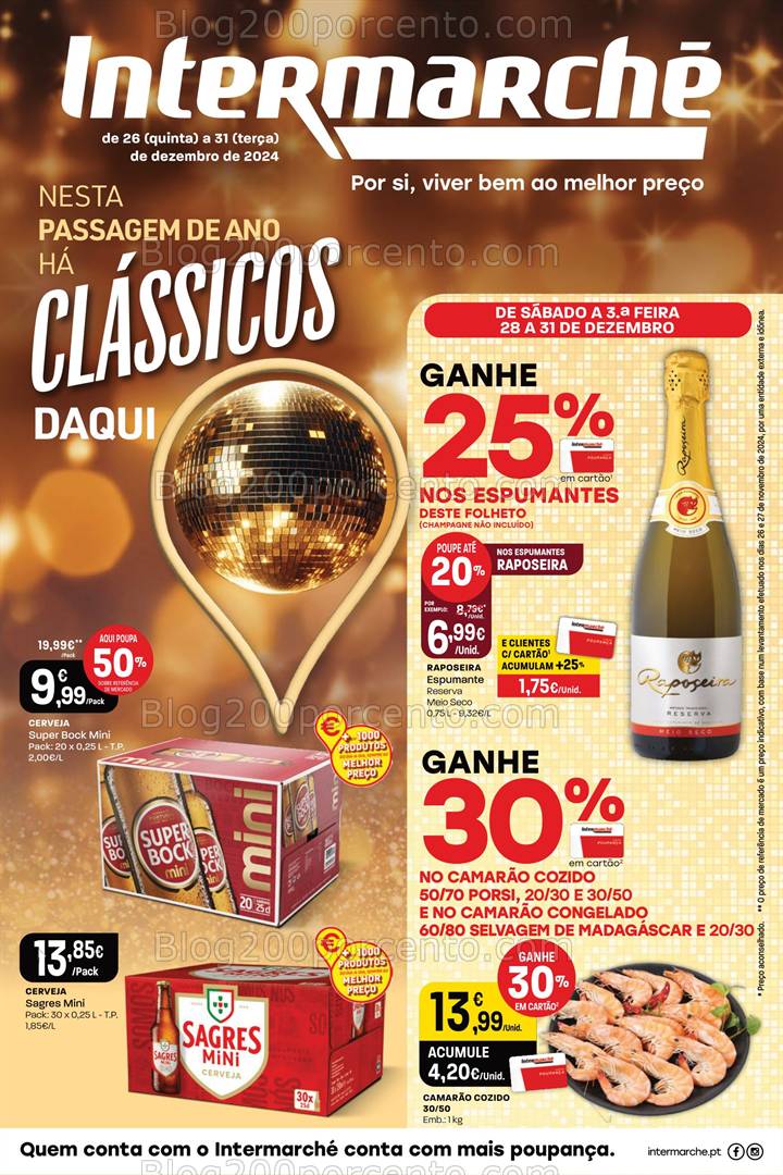 Antevisão Folheto INTERMARCHÉ Contact Promoções de 26 a 31 dezembro