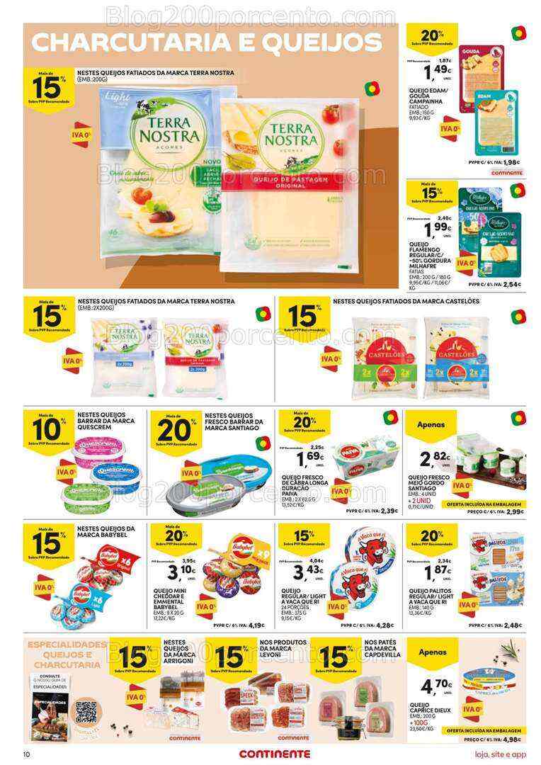 Antevisão Folheto CONTINENTE Promoções de 1 a 7 agosto