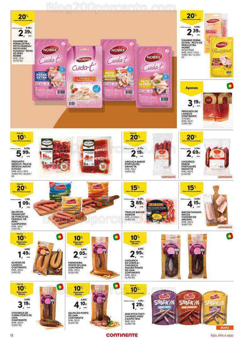 Antevisão Folheto CONTINENTE Promoções de 1 a 7 agosto