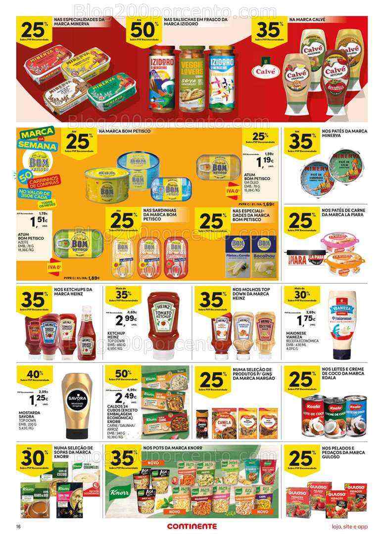 Antevisão Folheto CONTINENTE Promoções de 1 a 7 agosto