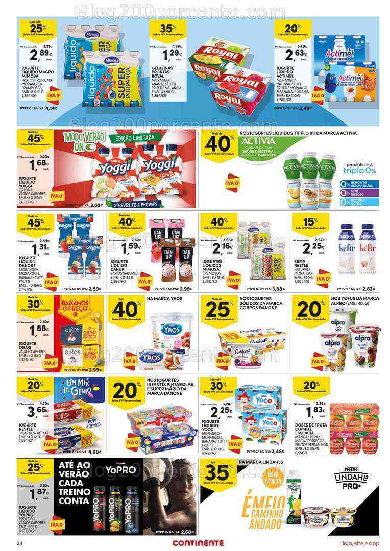 Antevisão Folheto CONTINENTE Promoções de 1 a 7 agosto