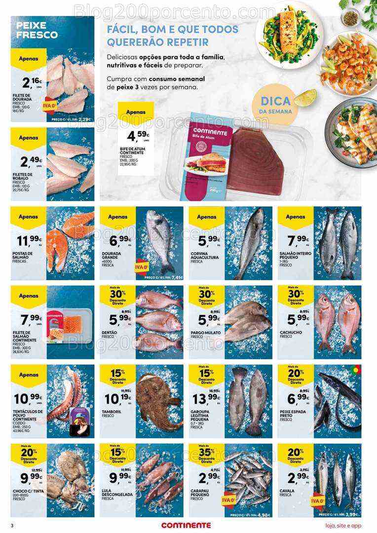 Antevisão Folheto CONTINENTE Promoções de 1 a 7 agosto