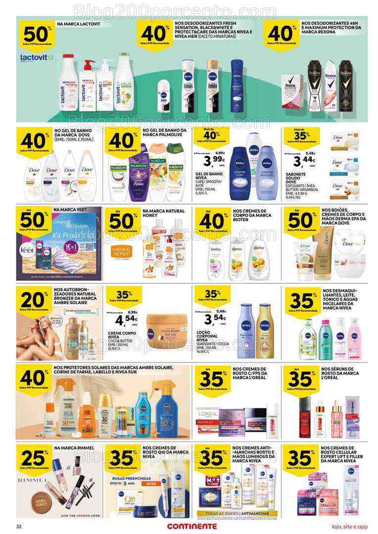 Antevisão Folheto CONTINENTE Promoções de 1 a 7 agosto