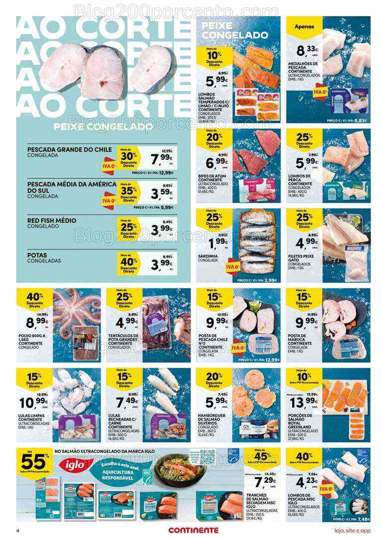 Antevisão Folheto CONTINENTE Promoções de 1 a 7 agosto