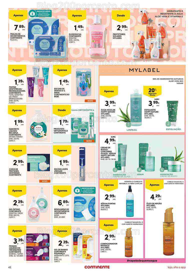 Antevisão Folheto CONTINENTE Promoções de 1 a 7 agosto