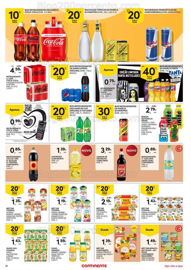 Antevisão Folheto CONTINENTE Promoções de 1 a 7 outubro