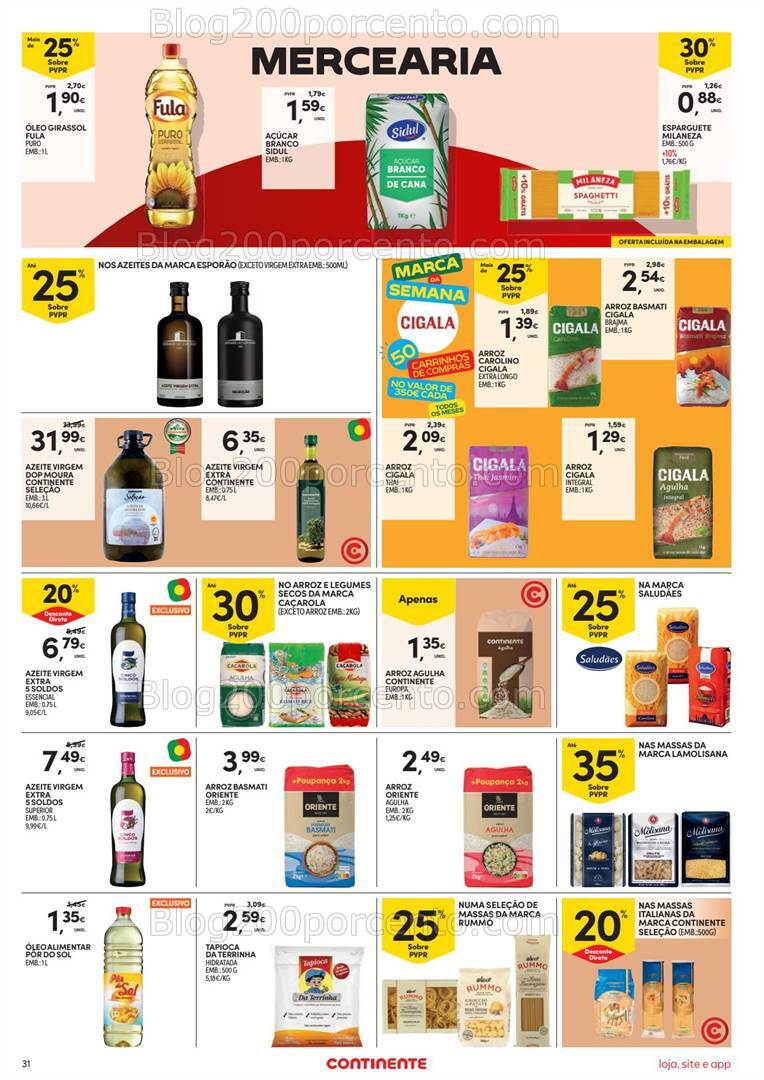 Antevisão Folheto CONTINENTE Promoções de 1 a 7 outubro