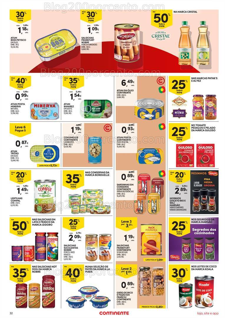 Antevisão Folheto CONTINENTE Promoções de 1 a 7 outubro