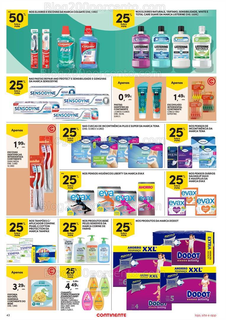 Antevisão Folheto CONTINENTE Promoções de 1 a 7 outubro