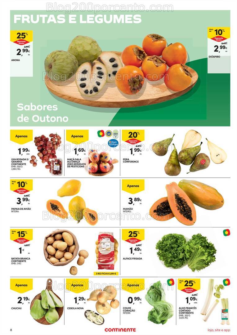 Antevisão Folheto CONTINENTE Promoções de 1 a 7 outubro