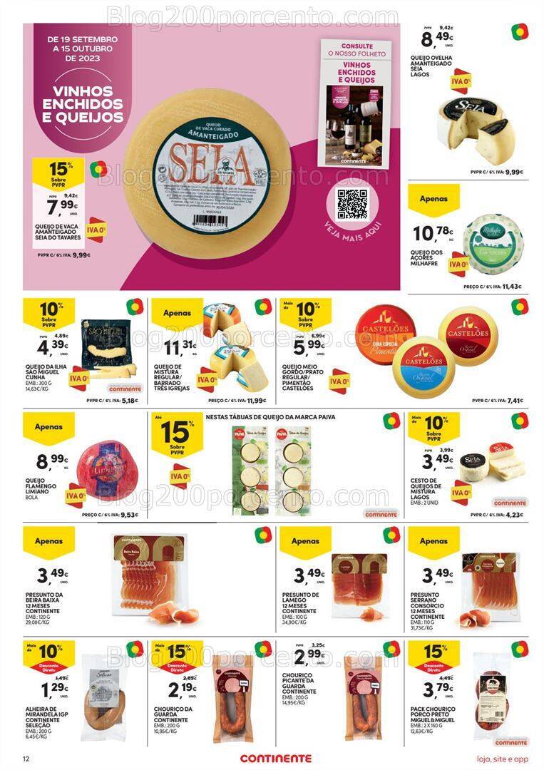 Antevisão Folheto CONTINENTE Promoções de 10 a 16 outubro