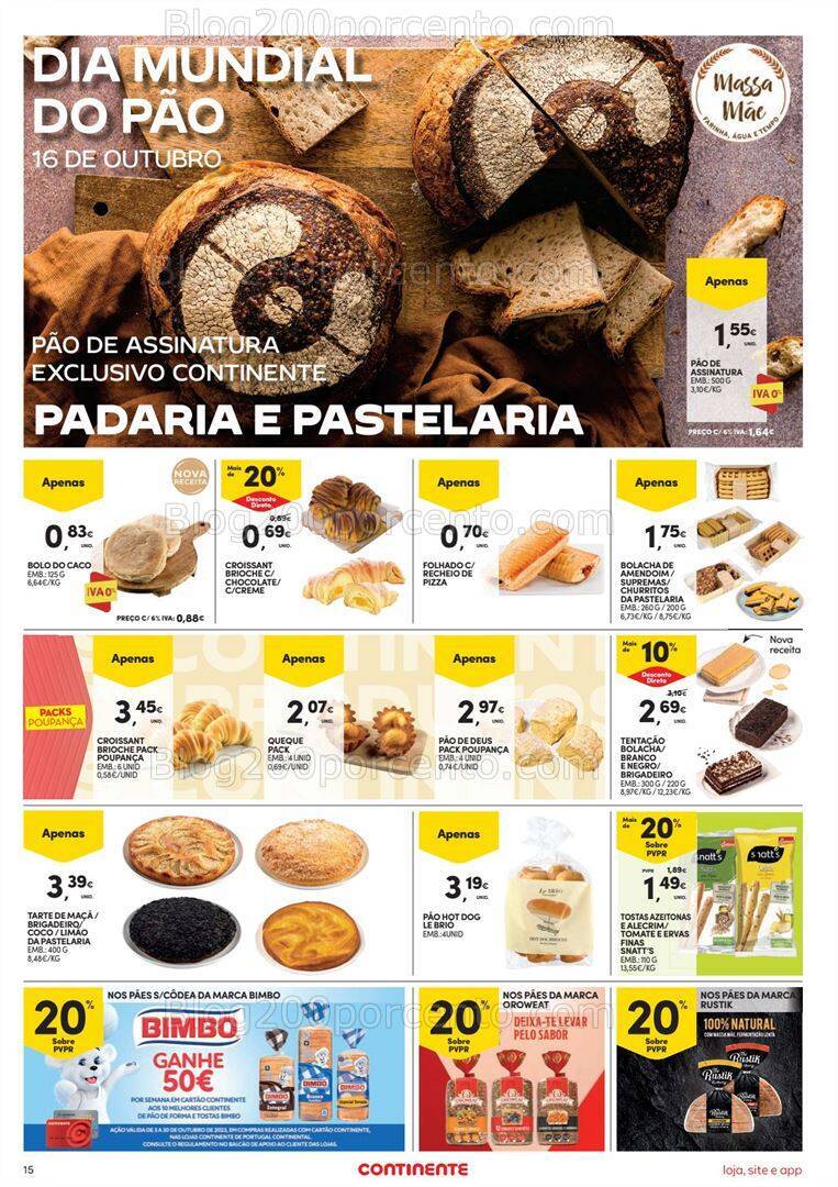 Antevisão Folheto CONTINENTE Promoções de 10 a 16 outubro