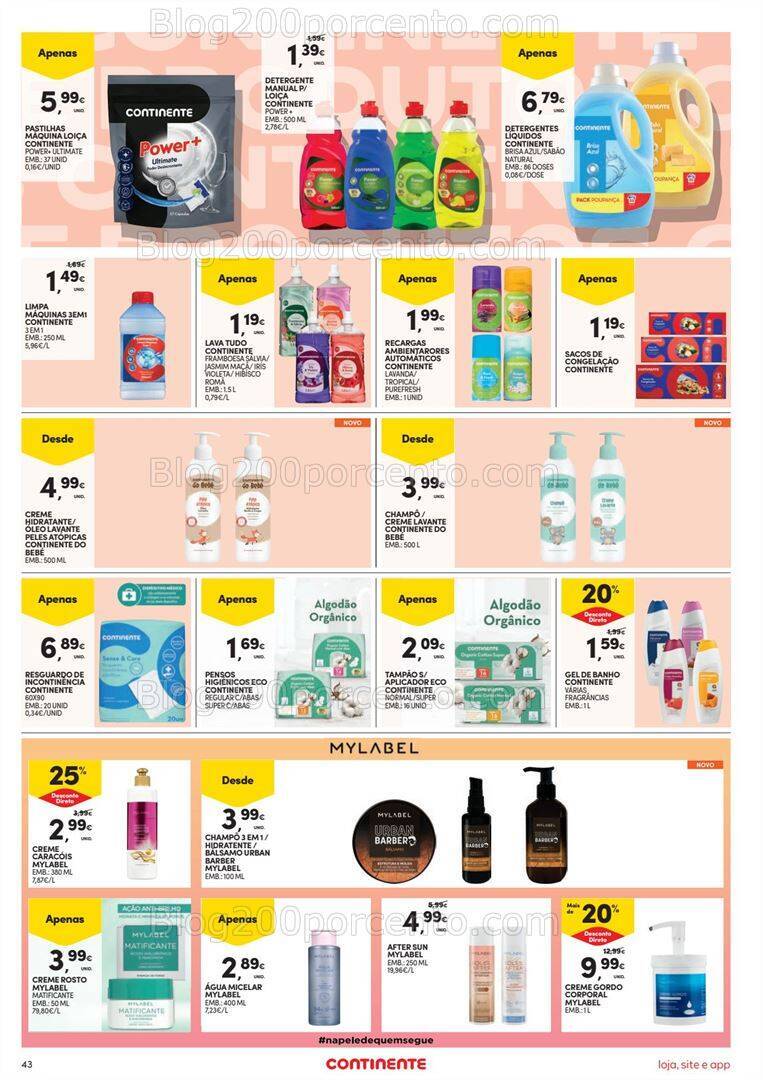 Antevisão Folheto CONTINENTE Promoções de 10 a 16 outubro