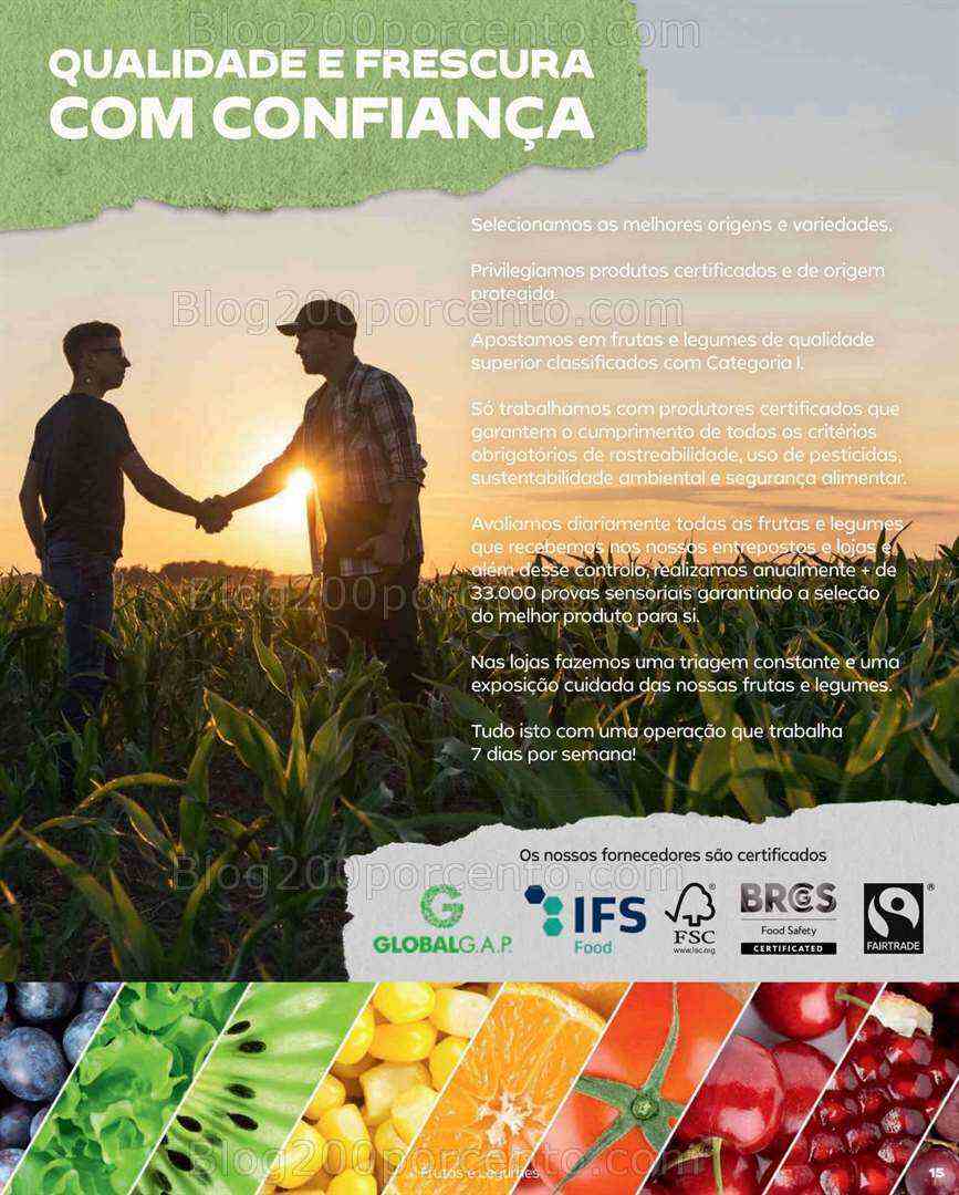 Antevisão Folheto CONTINENTE Especial Frutas e Legumes Promoções de 11 a 23 julho