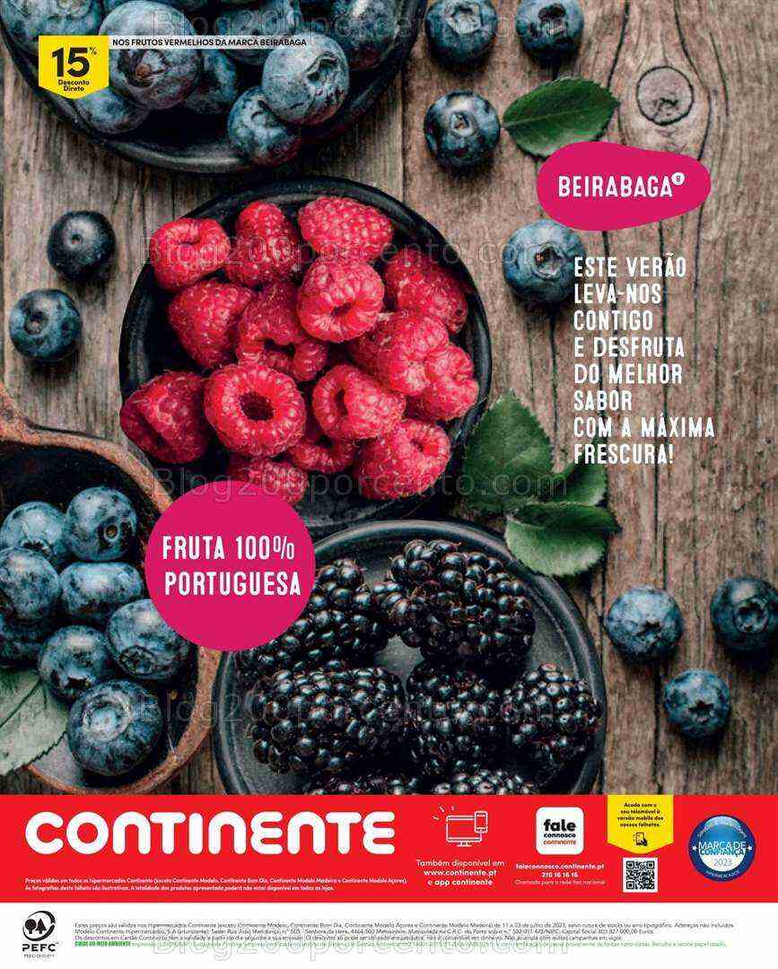 Antevisão Folheto CONTINENTE Especial Frutas e Legumes Promoções de 11 a 23 julho