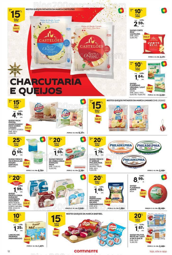 Antevisão Folheto CONTINENTE Promoções de 12 a 18 dezembro