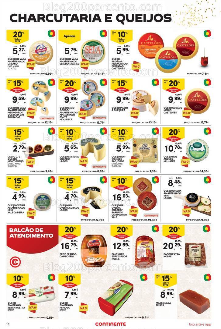 Antevisão Folheto CONTINENTE Promoções de 12 a 18 dezembro