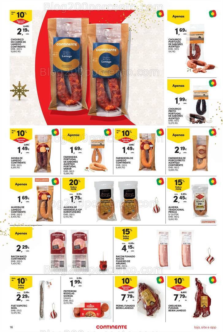 Antevisão Folheto CONTINENTE Promoções de 12 a 18 dezembro