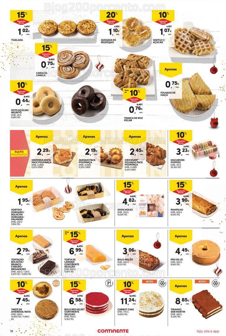 Antevisão Folheto CONTINENTE Promoções de 12 a 18 dezembro