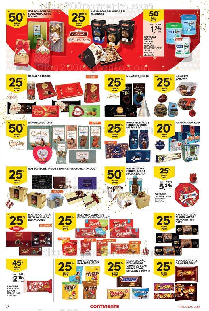 Antevisão Folheto CONTINENTE Promoções de 12 a 18 dezembro