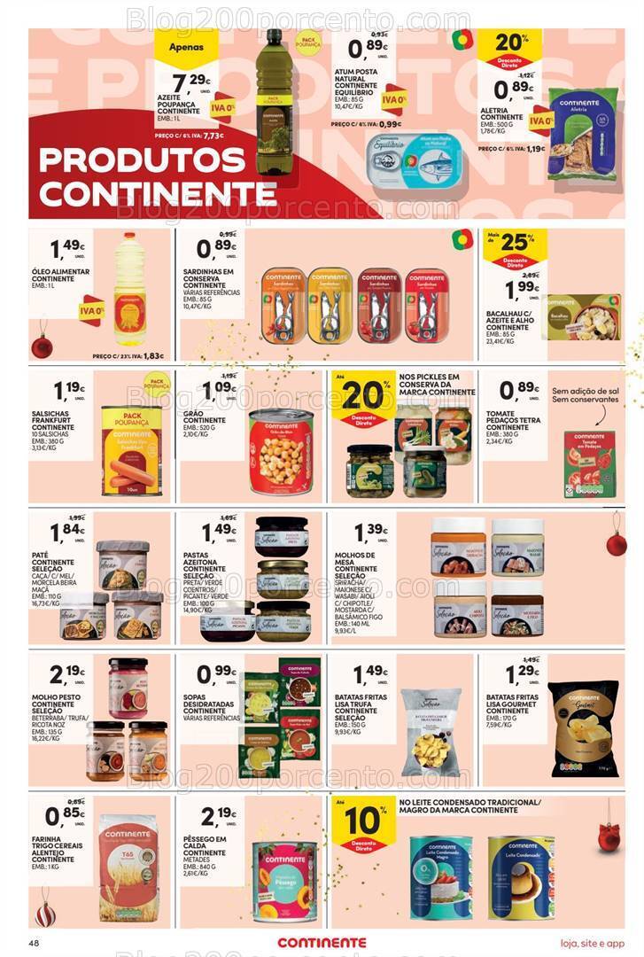 Antevisão Folheto CONTINENTE Promoções de 12 a 18 dezembro