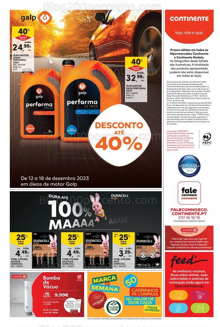 Antevisão Folheto CONTINENTE Bazar Promoções de 12 a 18 dezembro