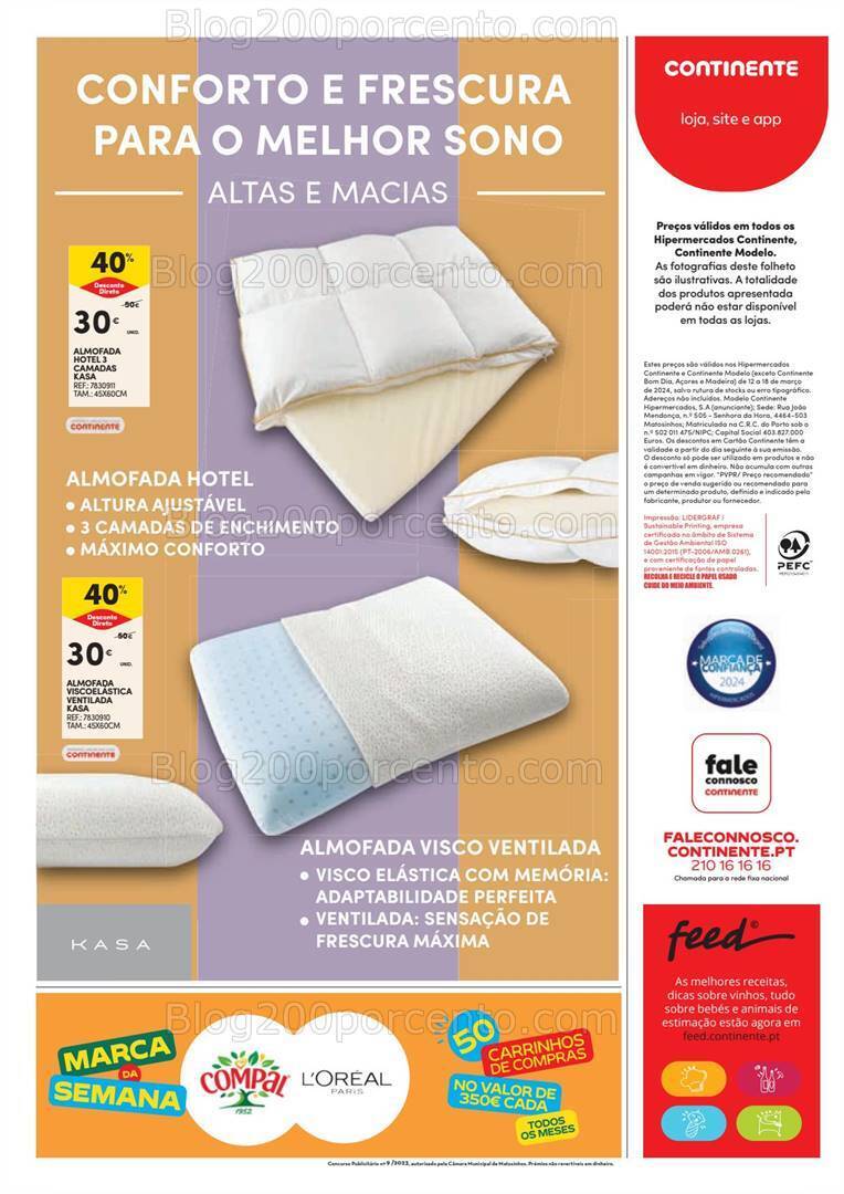 Antevisão Folheto CONTINENTE Promoções de 12 a 18 março