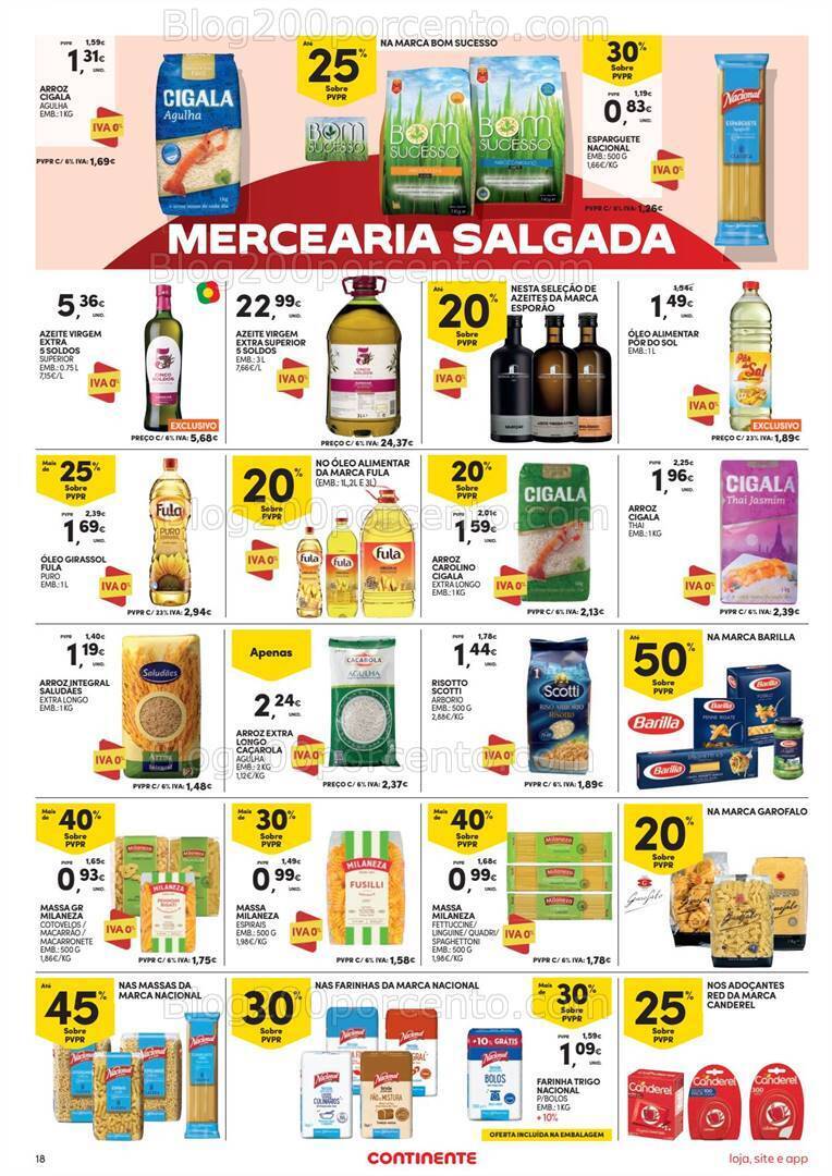 Antevisão Folheto CONTINENTE Promoções de 12 a 18 setembro
