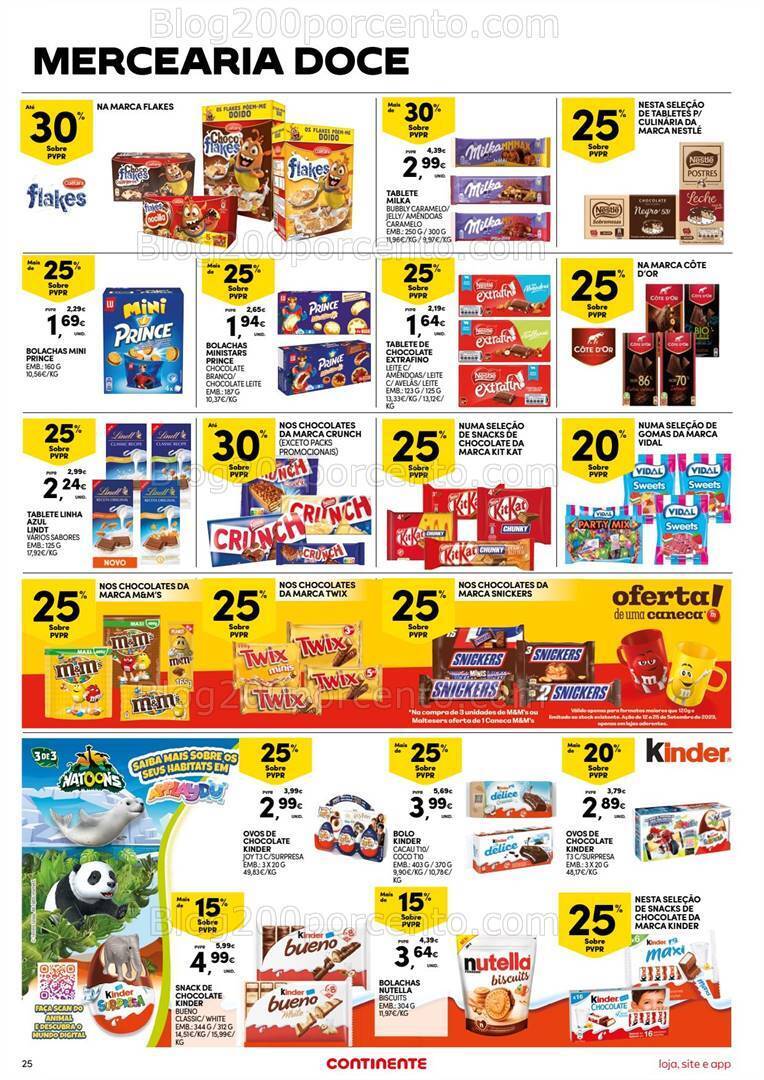 Antevisão Folheto CONTINENTE Promoções de 12 a 18 setembro