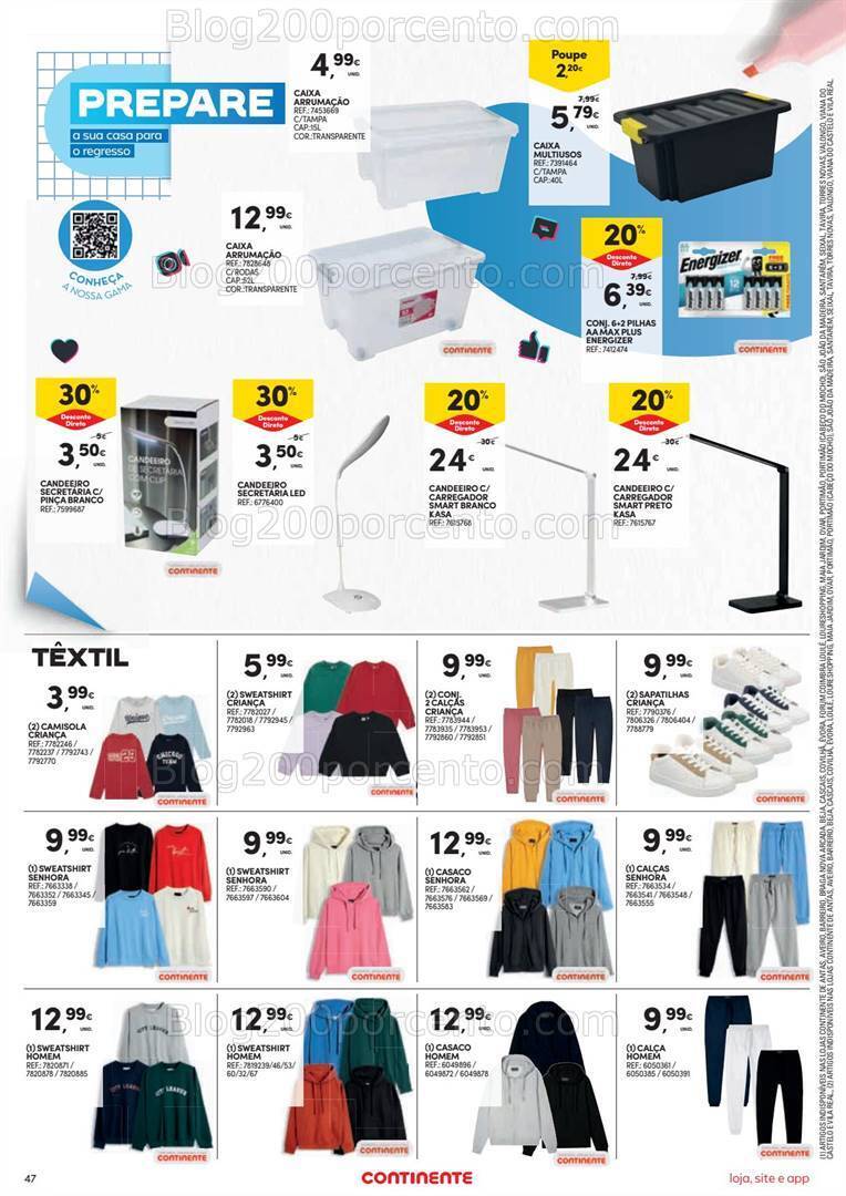 Antevisão Folheto CONTINENTE Promoções de 12 a 18 setembro