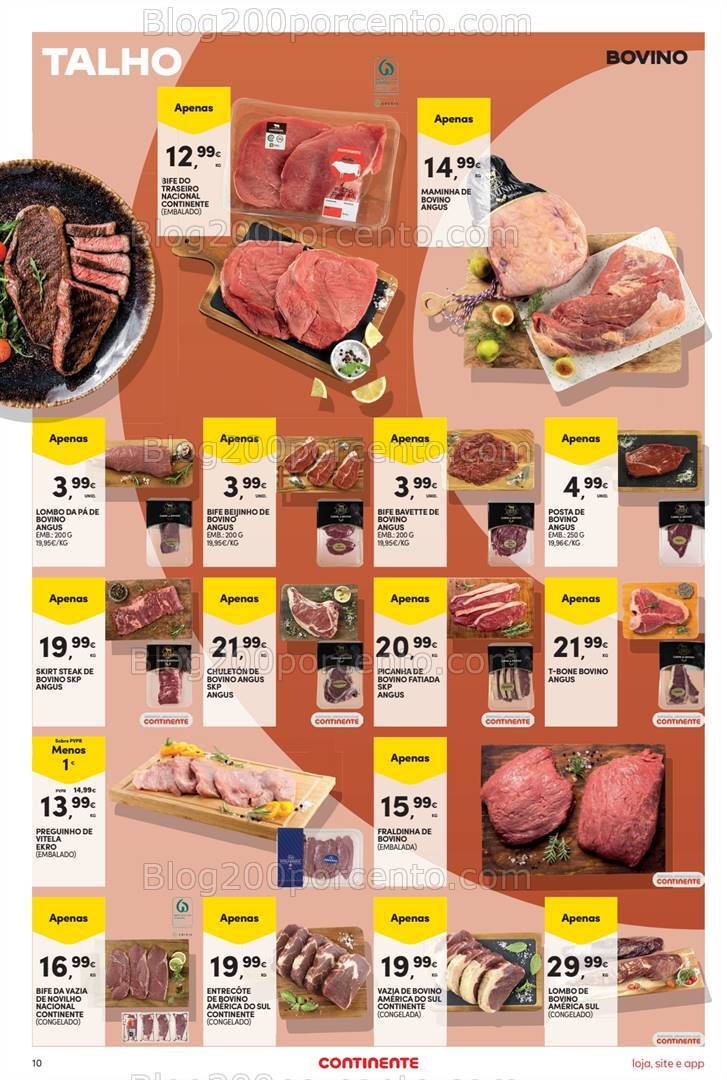 Antevisão Folheto CONTINENTE Promoções de 13 a 19 agosto