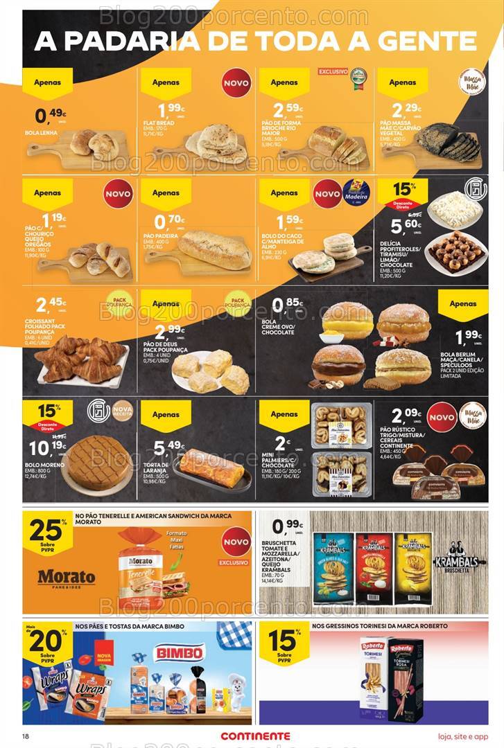 Antevisão Folheto CONTINENTE Promoções de 13 a 19 agosto