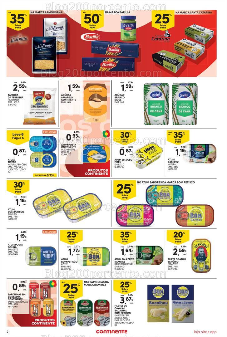 Antevisão Folheto CONTINENTE Promoções de 13 a 19 agosto