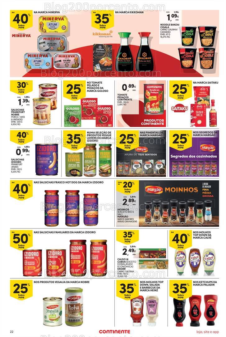 Antevisão Folheto CONTINENTE Promoções de 13 a 19 agosto