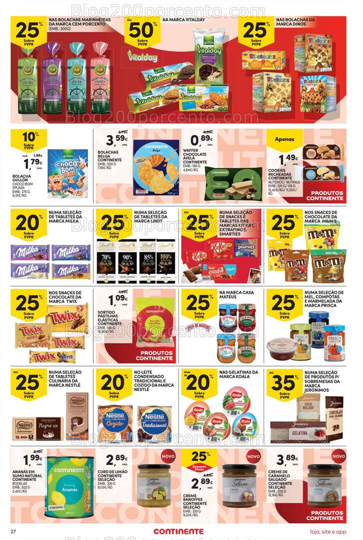 Antevisão Folheto CONTINENTE Promoções de 13 a 19 agosto