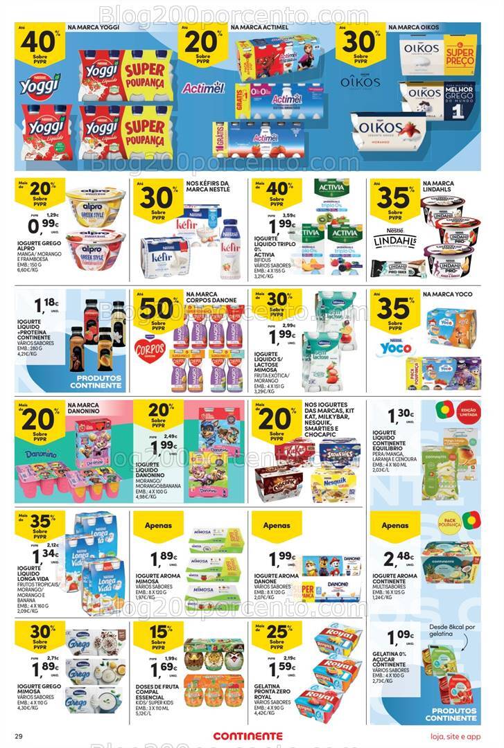 Antevisão Folheto CONTINENTE Promoções de 13 a 19 agosto