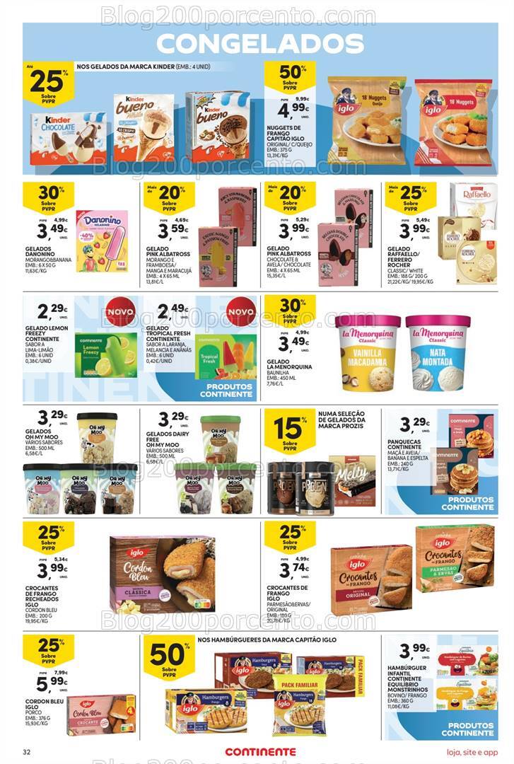 Antevisão Folheto CONTINENTE Promoções de 13 a 19 agosto